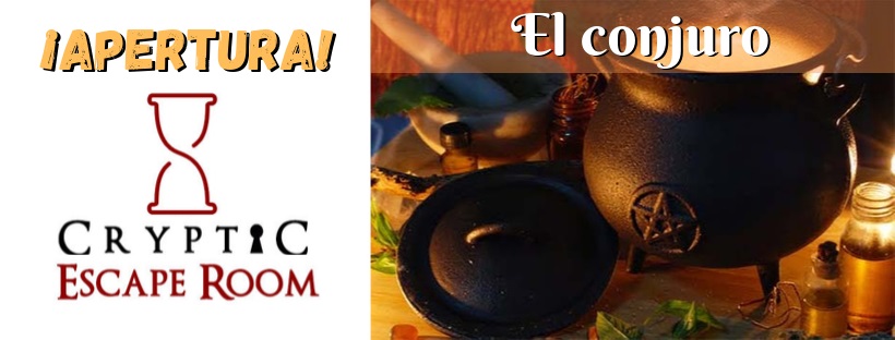 ¡Apertura! – «El Conjuro» / Cryptic Escape Room (Murcia)