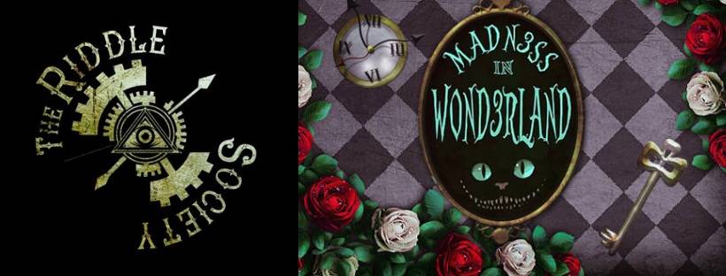 Portada de «Madn3ss in Wond3rland» de The Riddle Society (Madrid)