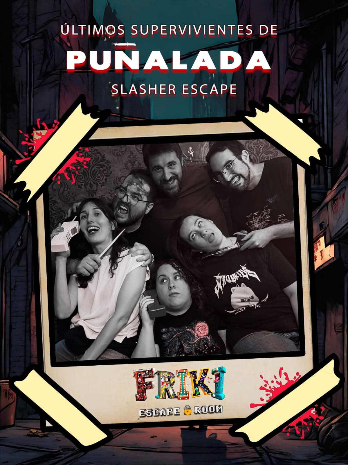 «Puñalada» de Friki Escape Room (Madrid)